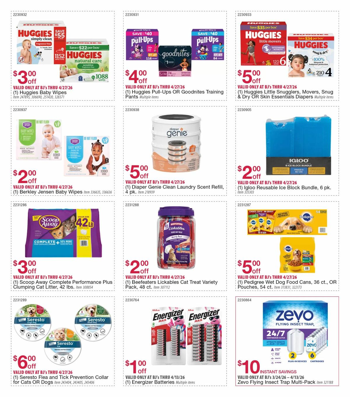 BJ's Wholesale Club Weekly Ad from April 3