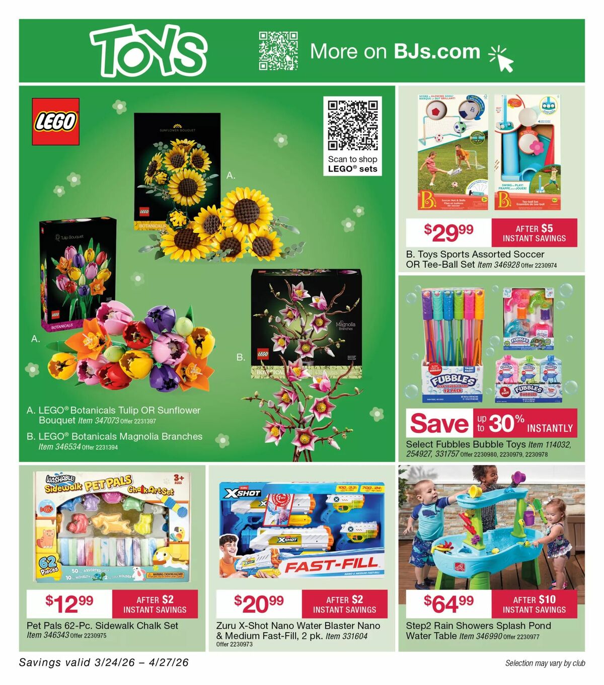 BJ's Wholesale Club Weekly Ad from April 3
