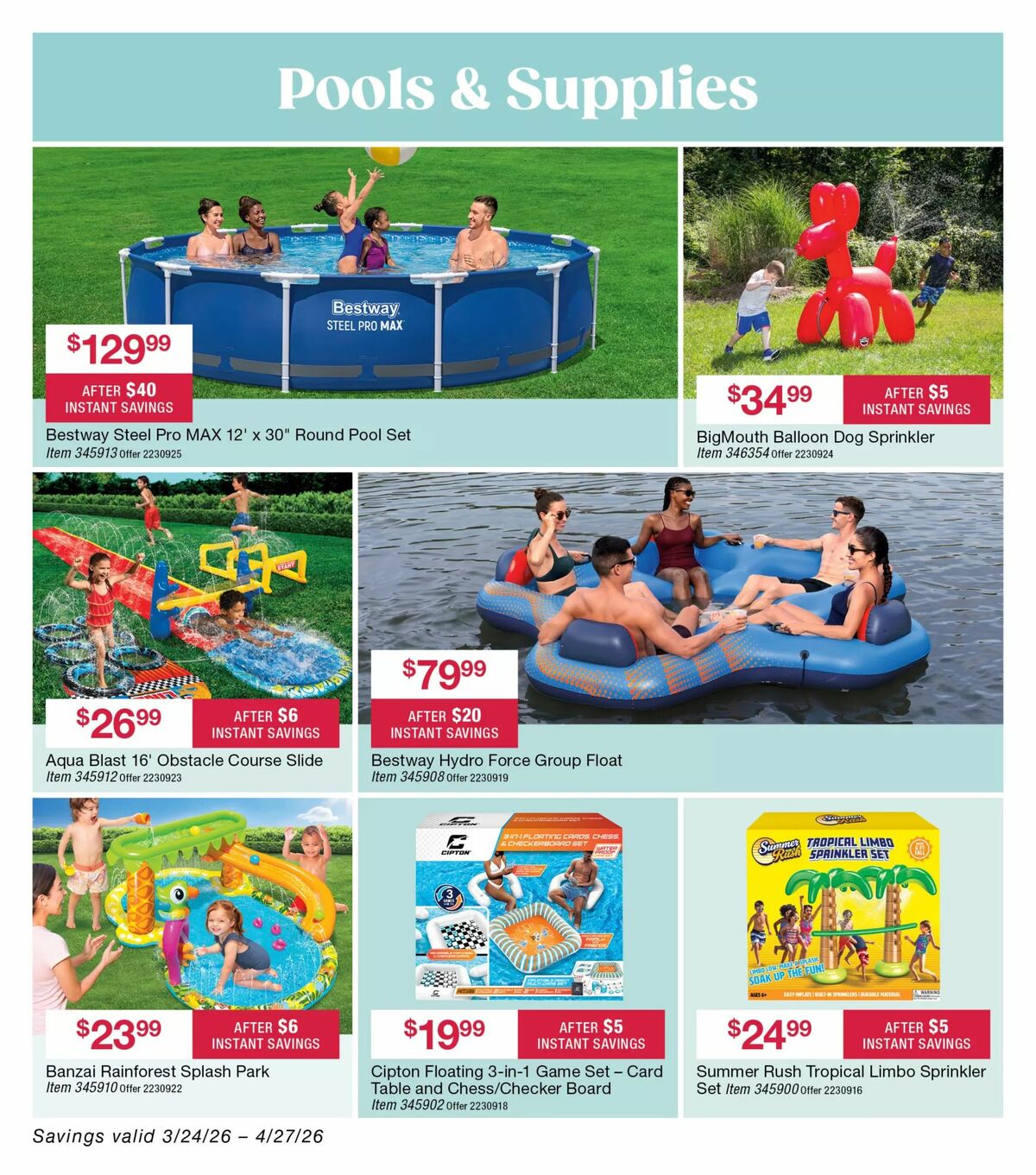 BJ's Wholesale Club Weekly Ad from April 3