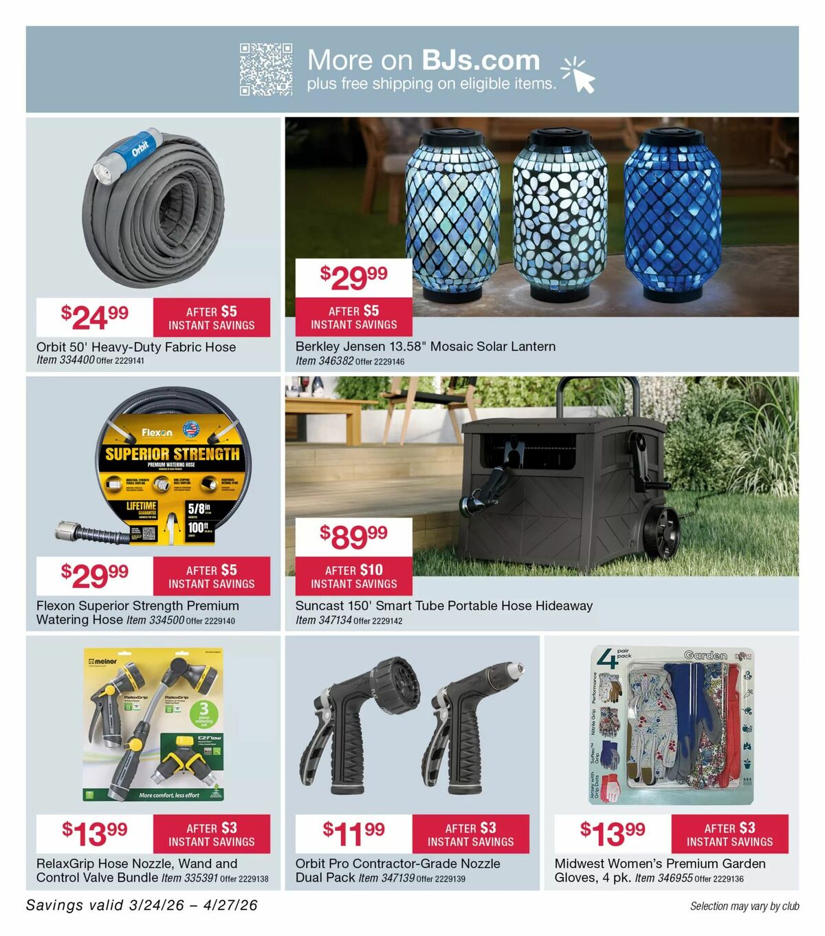 BJ's Wholesale Club Weekly Ad from April 3