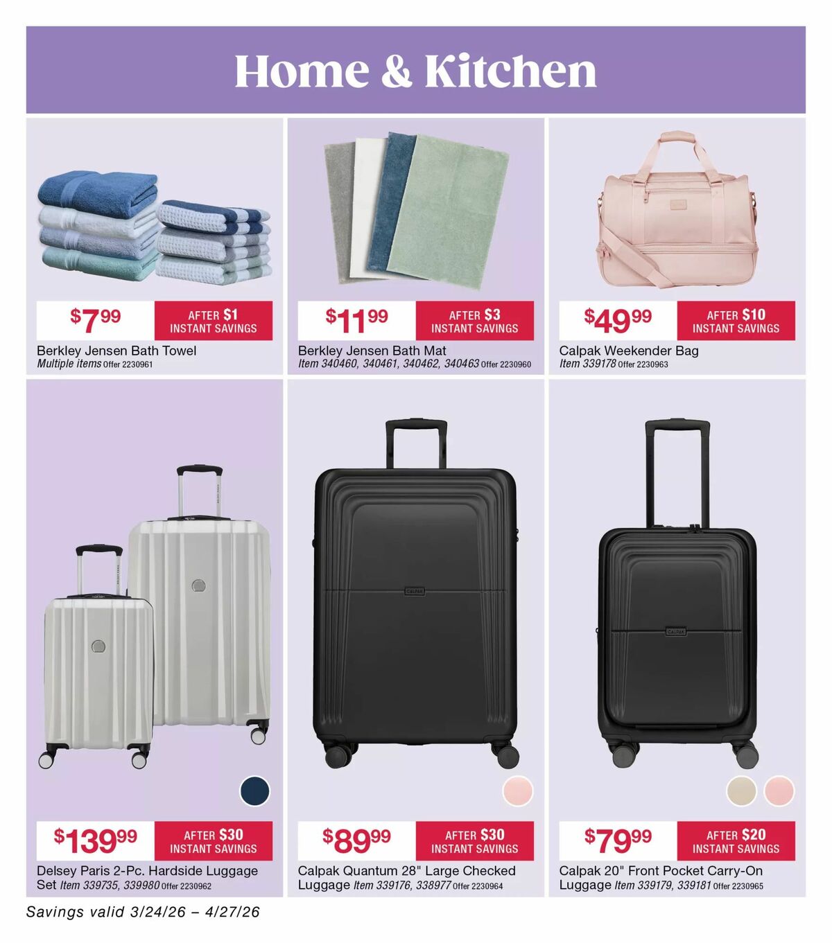 BJ's Wholesale Club Weekly Ad from April 3
