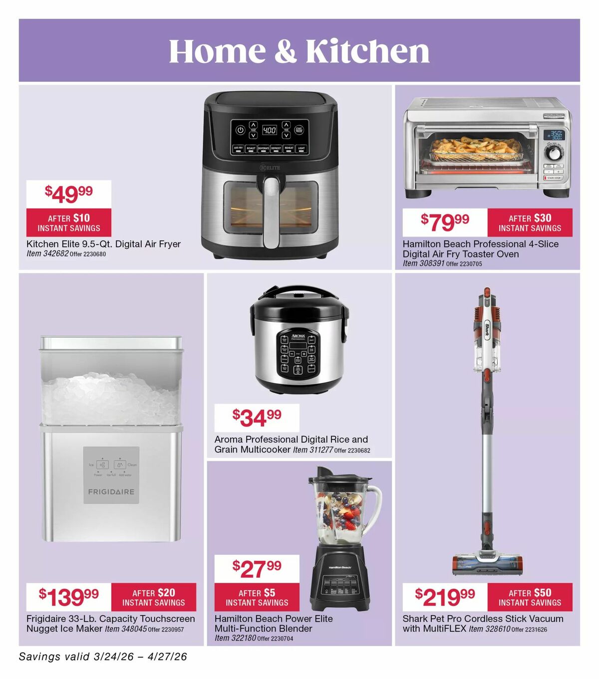 BJ's Wholesale Club Weekly Ad from April 3