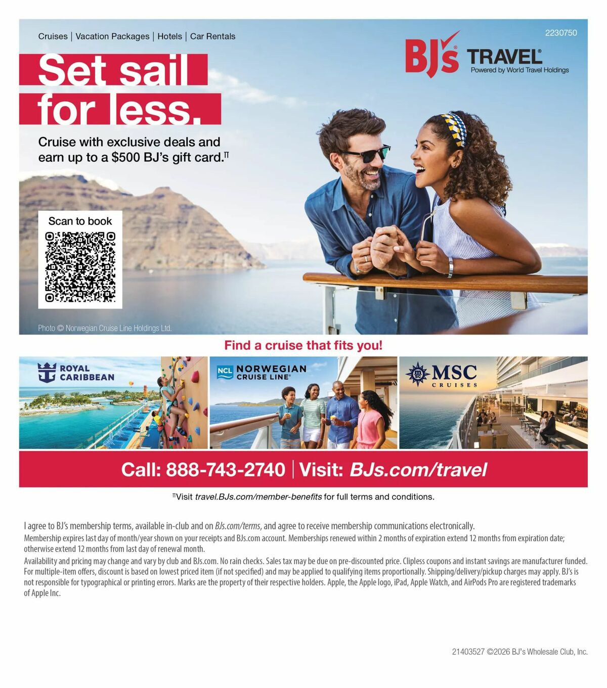 BJ's Wholesale Club Weekly Ad from April 3
