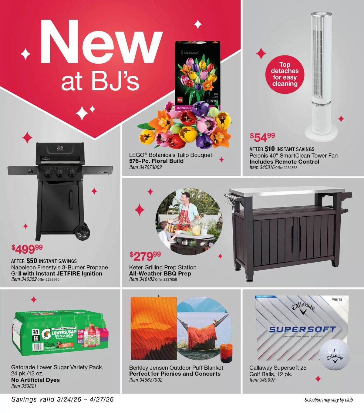 BJ's Wholesale Club Weekly Ad from April 3