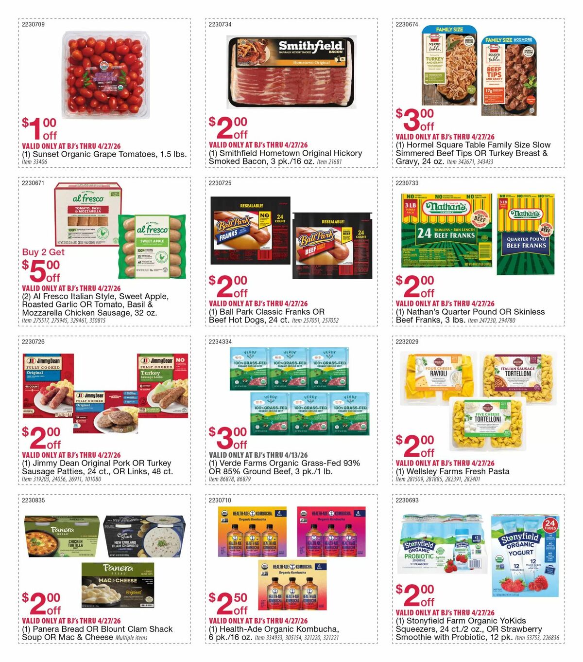 BJ's Wholesale Club Weekly Ad from April 3