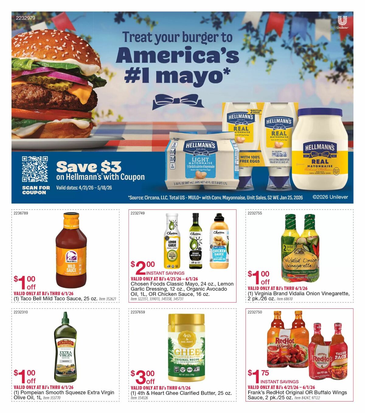 BJ's Wholesale Club Weekly Ad from April 21