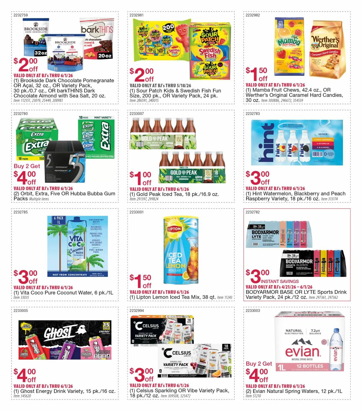BJ's Wholesale Club Weekly Ad from April 21