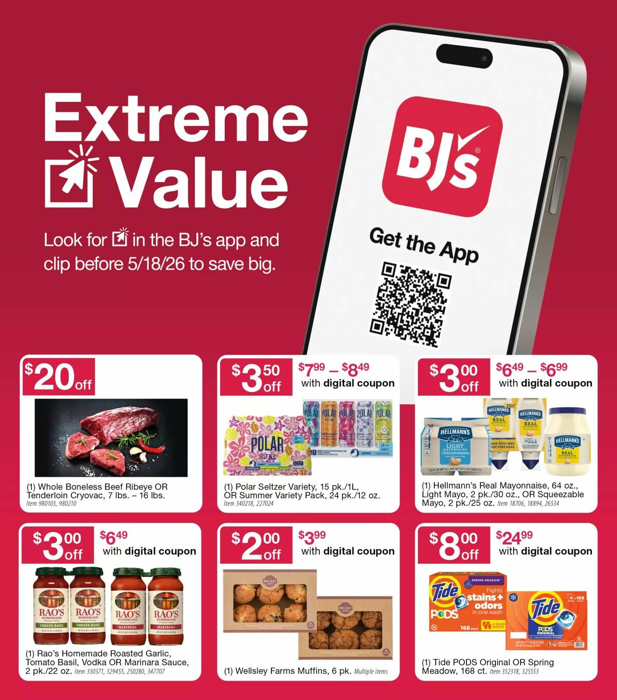 BJ's Wholesale Club Weekly Ad from April 21