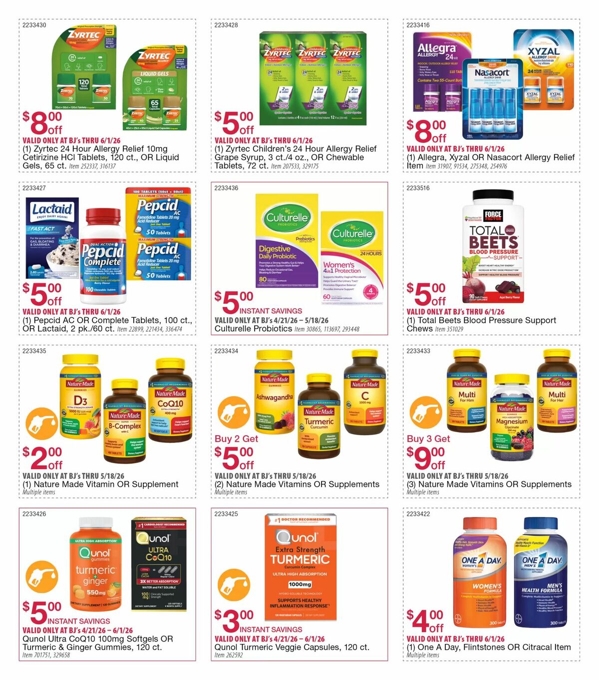 BJ's Wholesale Club Weekly Ad from April 21