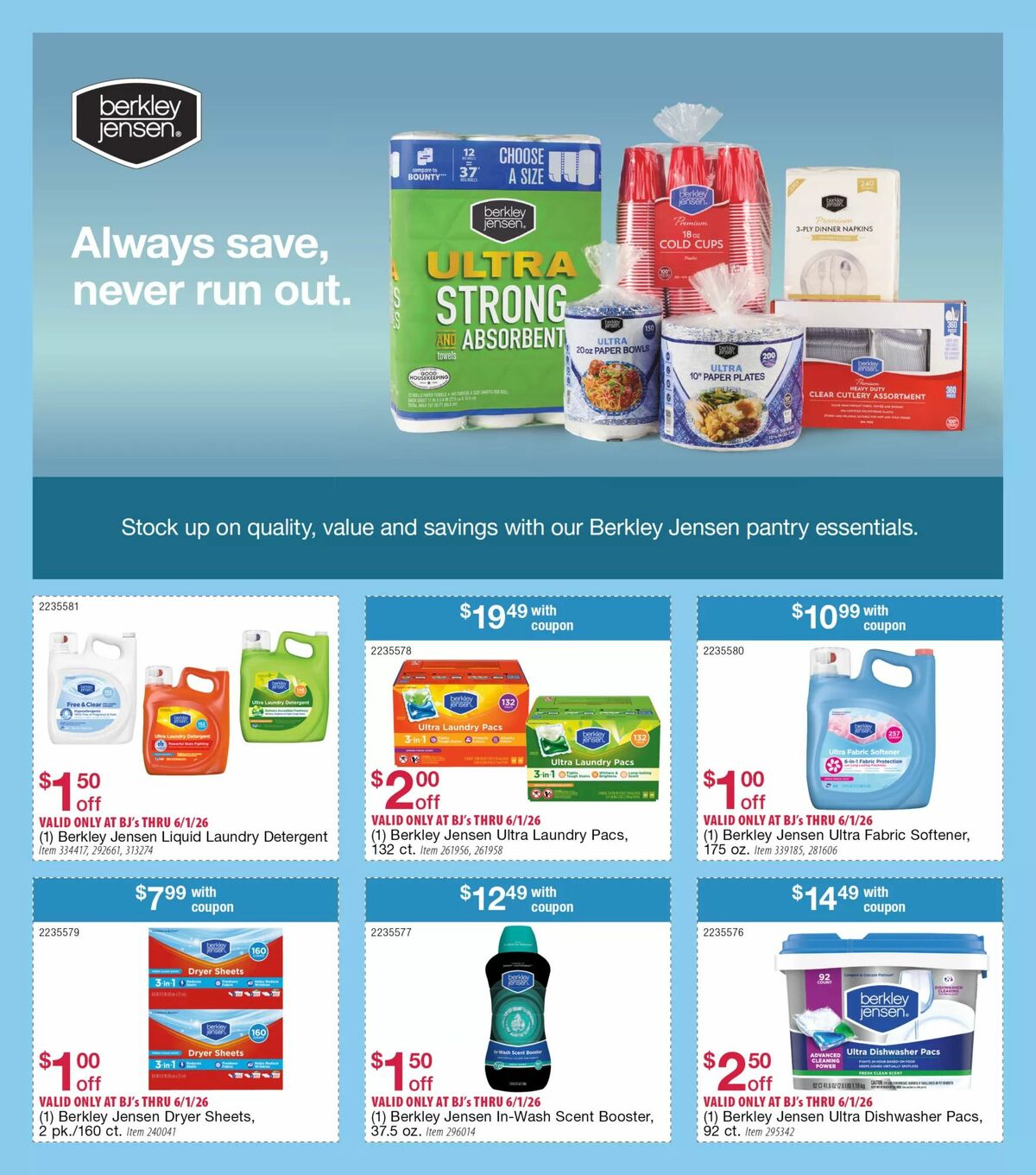 BJ's Wholesale Club Weekly Ad from April 21