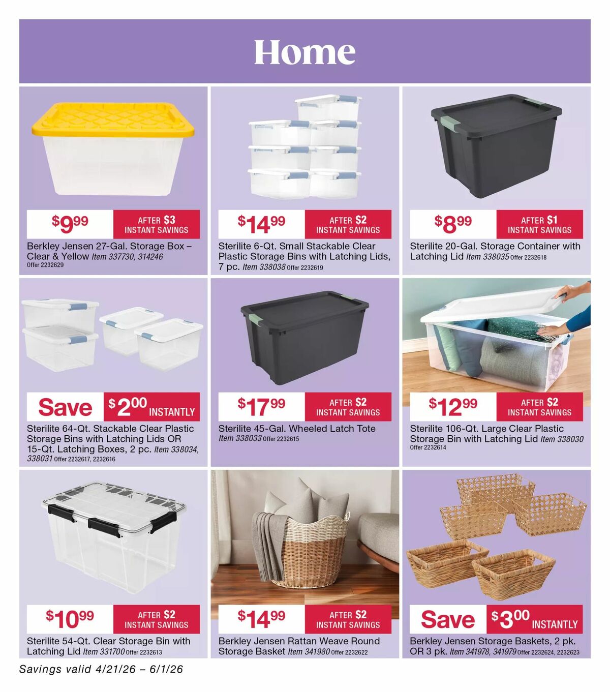 BJ's Wholesale Club Weekly Ad from April 21