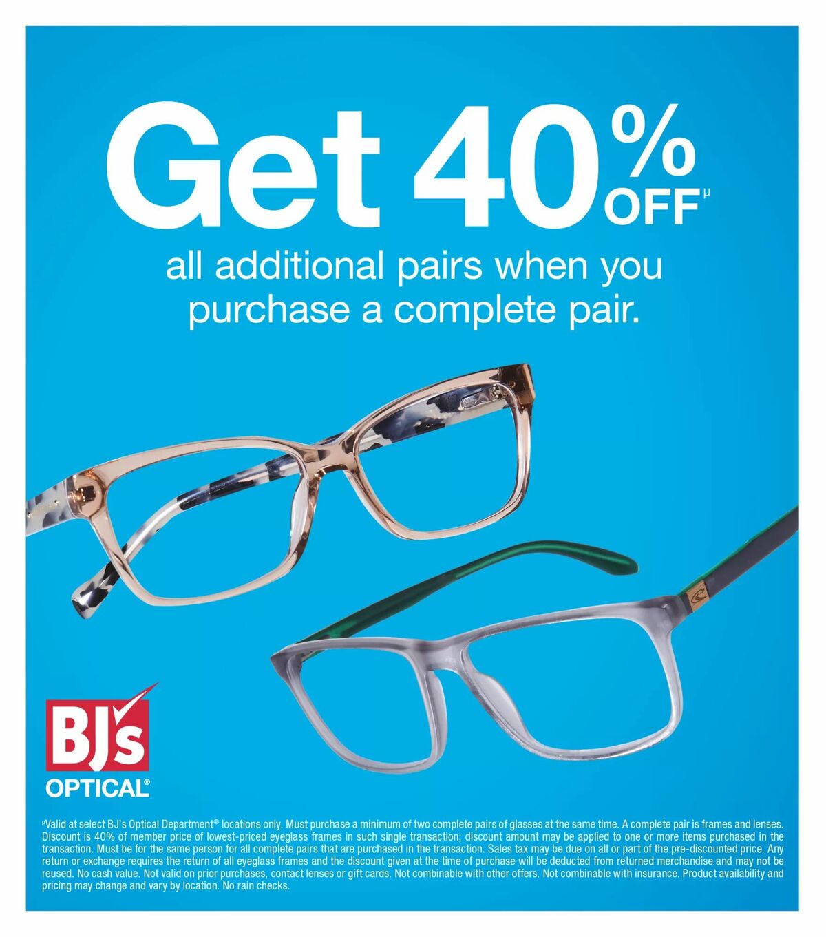 BJ's Wholesale Club Weekly Ad from April 21