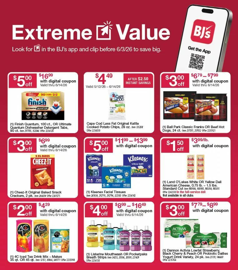 BJ's Wholesale Club Weekly Ad from May 12