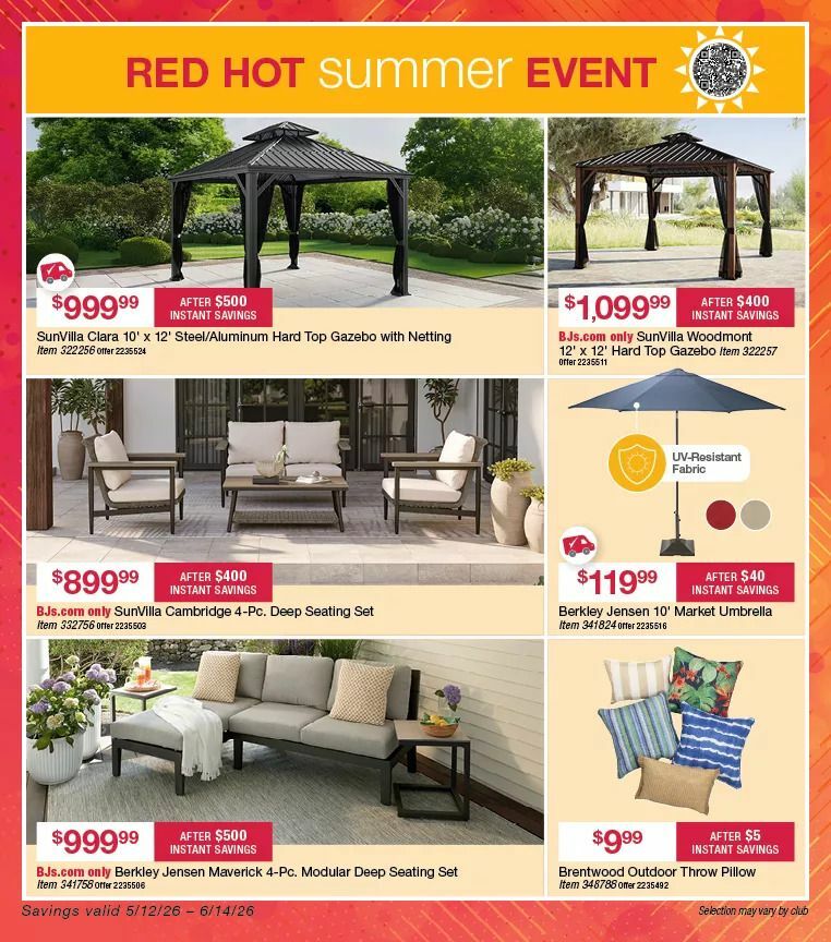 BJ's Wholesale Club Weekly Ad from May 12