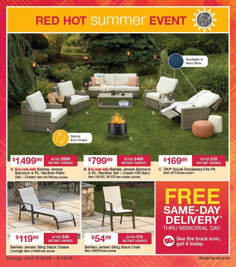 BJ's Wholesale Club Weekly Ad from May 12