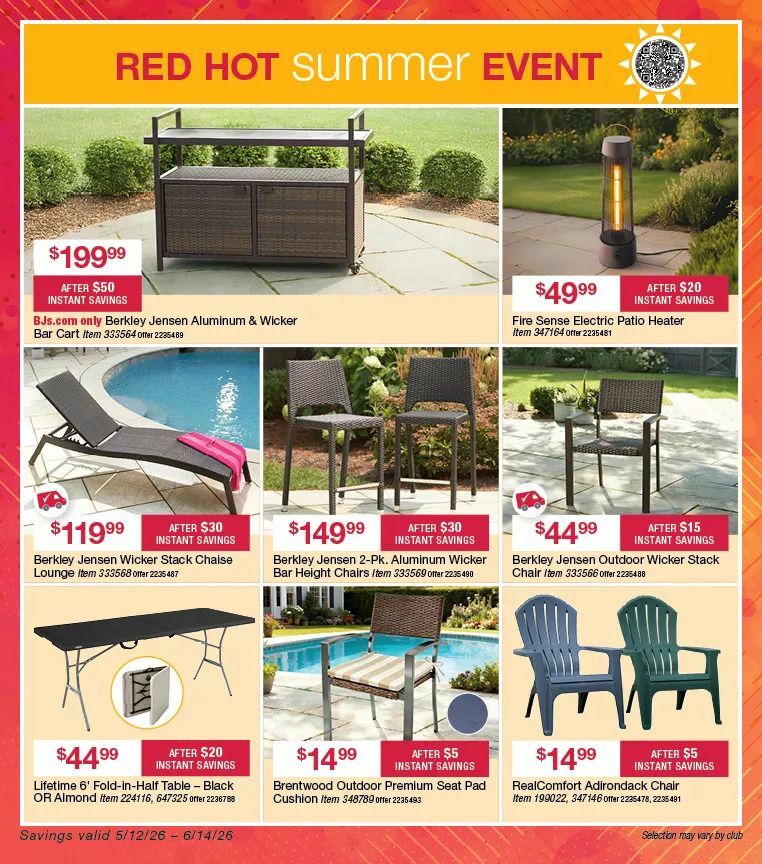 BJ's Wholesale Club Weekly Ad from May 12