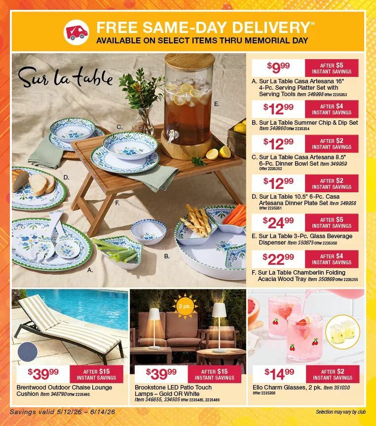 BJ's Wholesale Club Weekly Ad from May 12