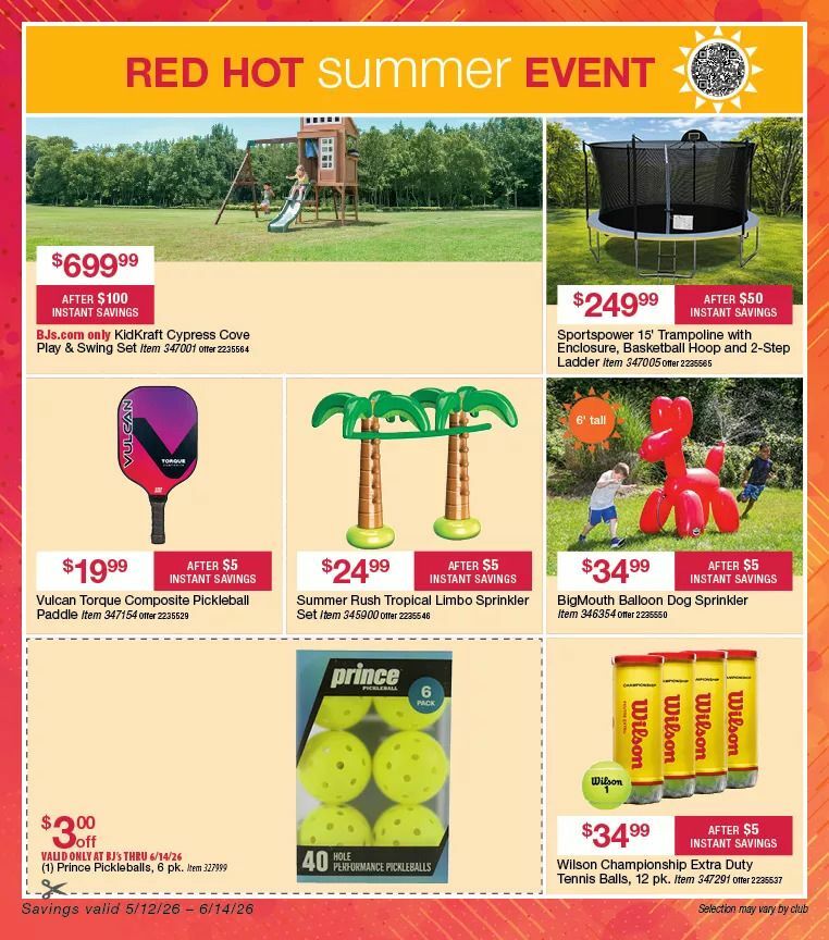 BJ's Wholesale Club Weekly Ad from May 12