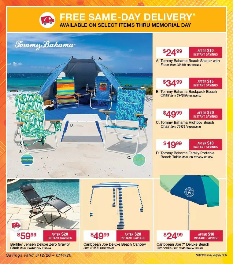 BJ's Wholesale Club Weekly Ad from May 12