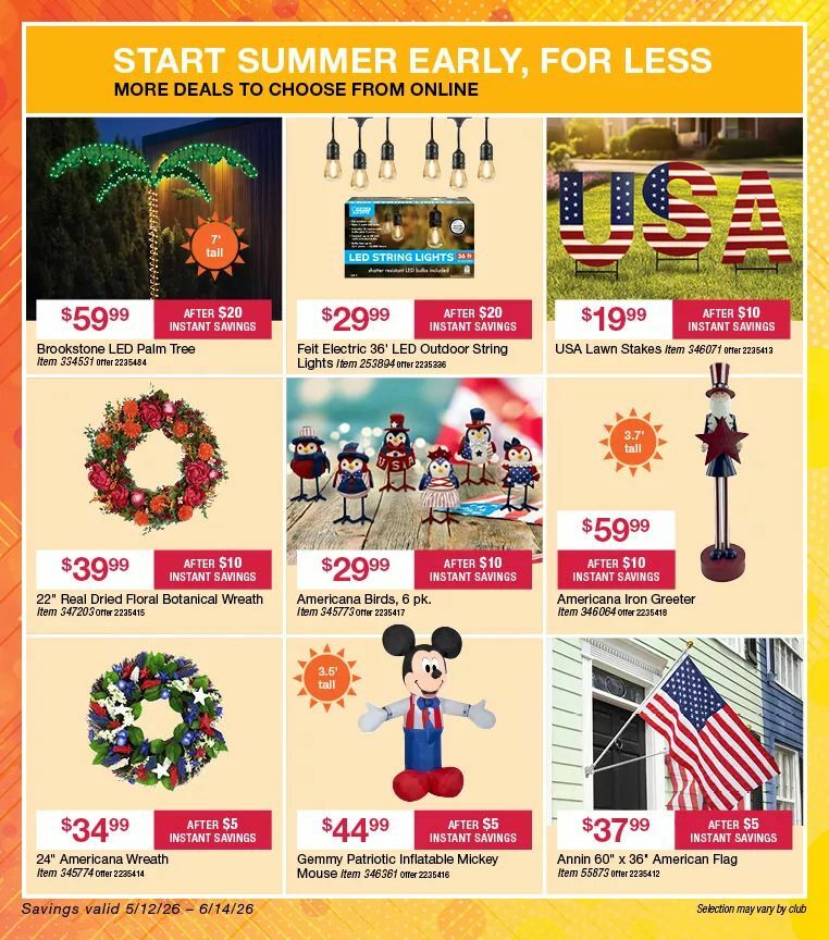 BJ's Wholesale Club Weekly Ad from May 12