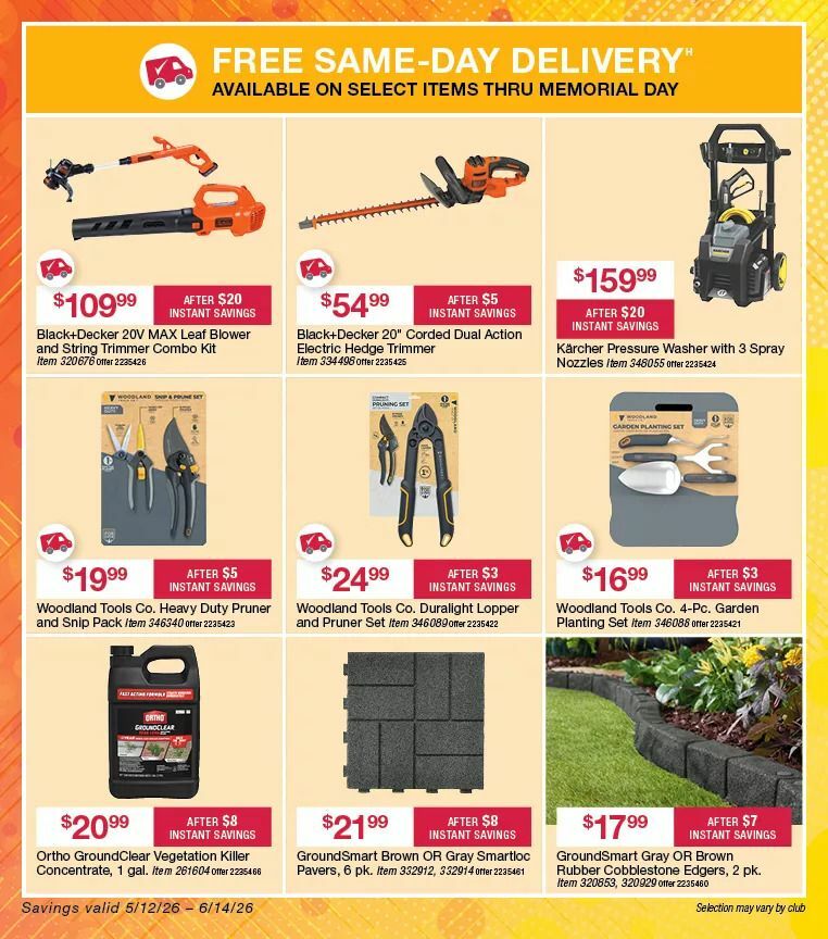 BJ's Wholesale Club Weekly Ad from May 12