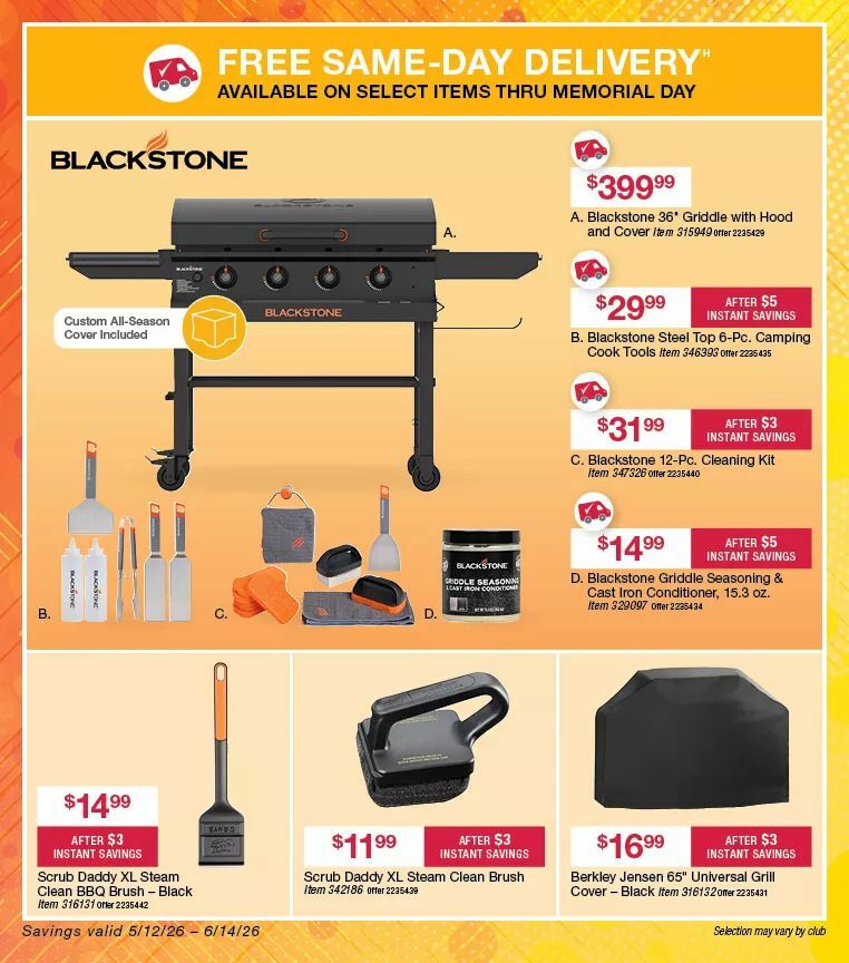 BJ's Wholesale Club Weekly Ad from May 12