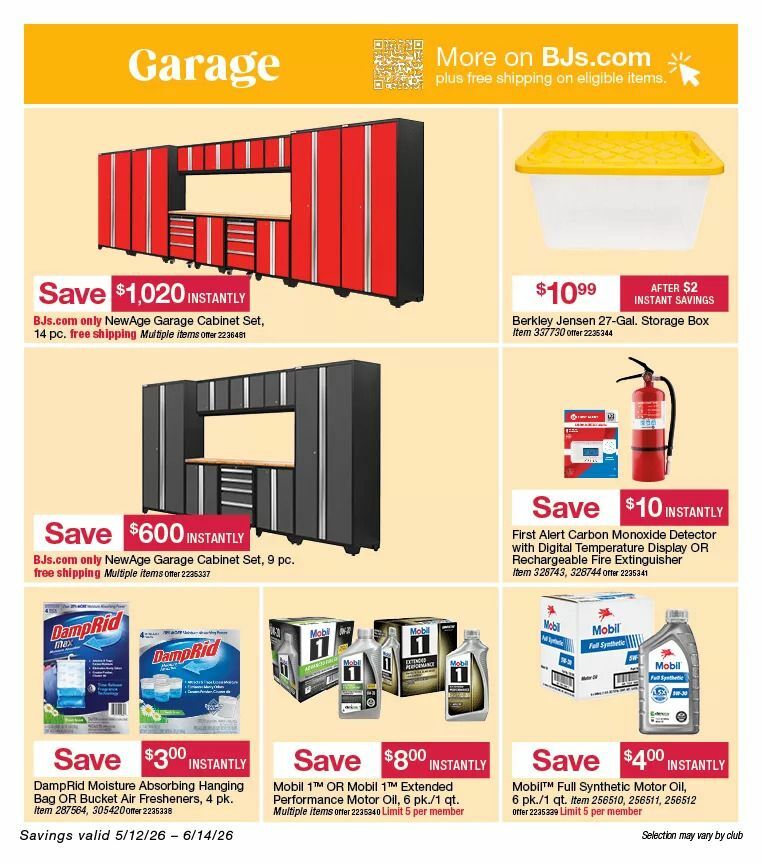 BJ's Wholesale Club Weekly Ad from May 12