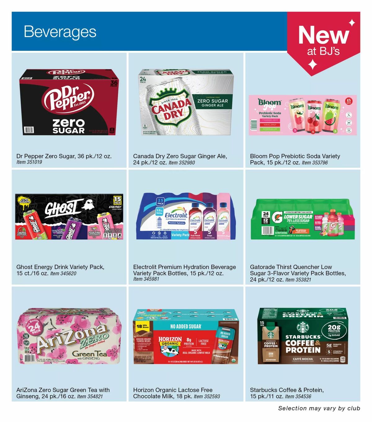 BJ's Wholesale Club Weekly Ad from June 2