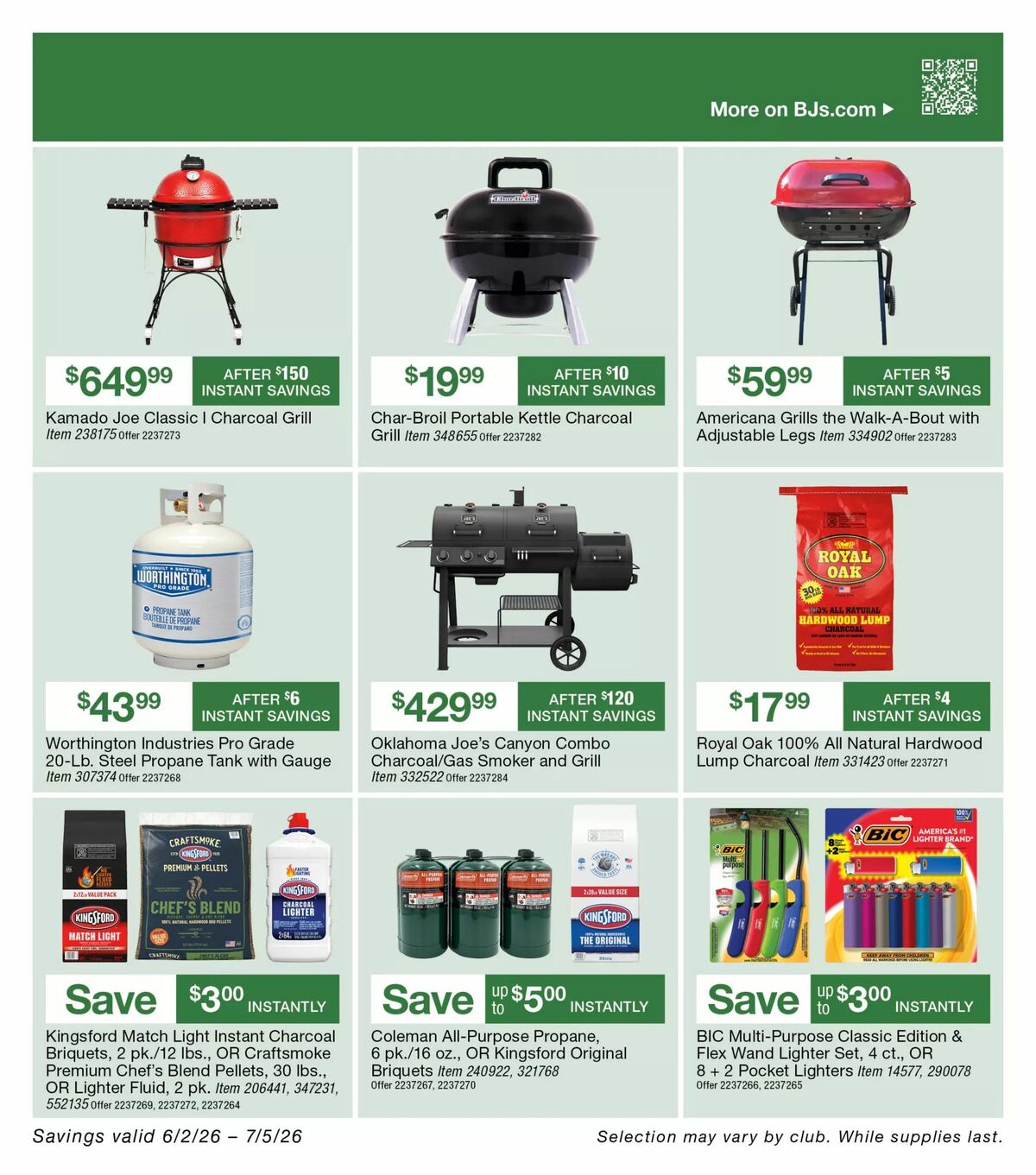 BJ's Wholesale Club Weekly Ad from June 2