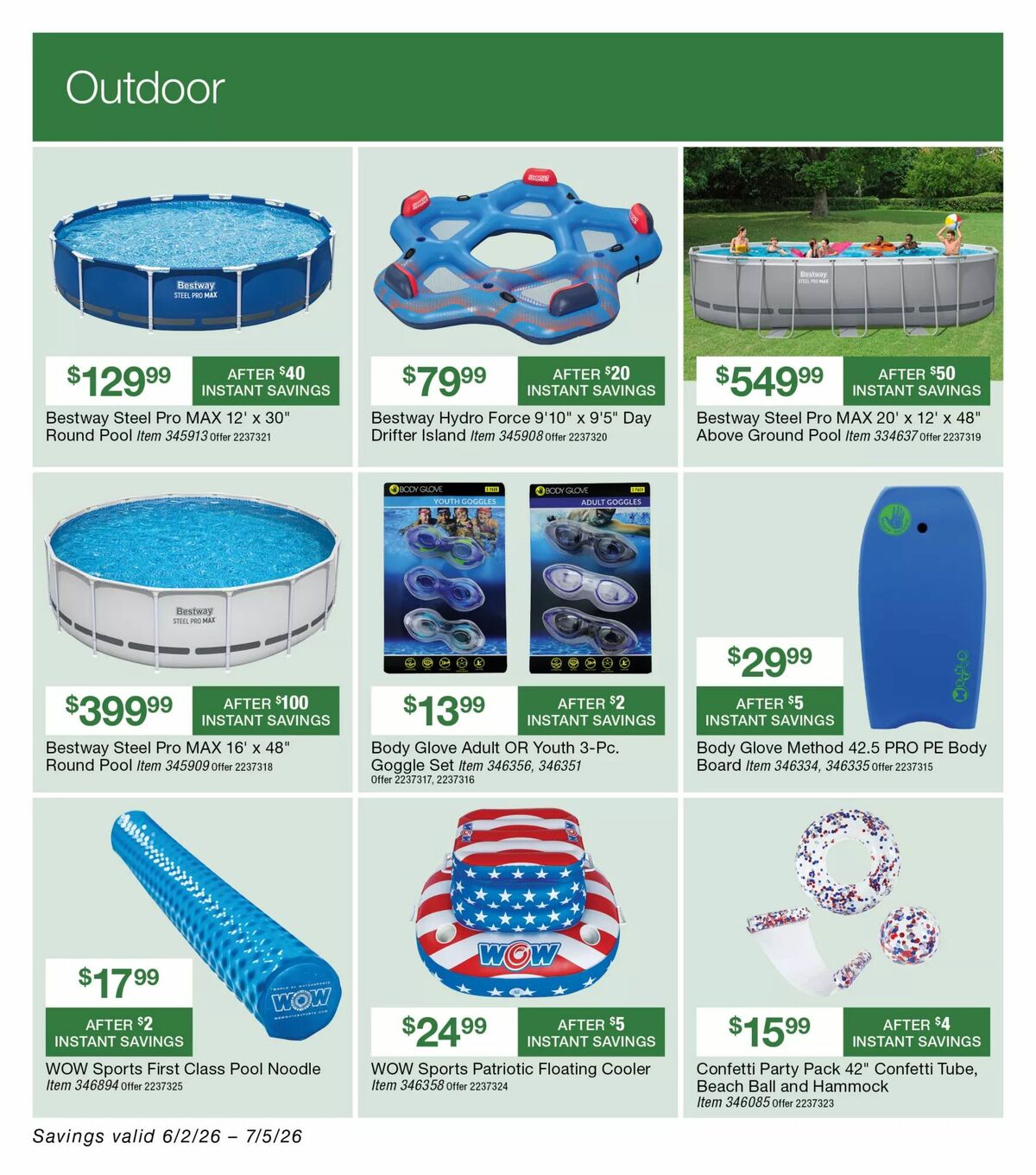BJ's Wholesale Club Weekly Ad from June 2