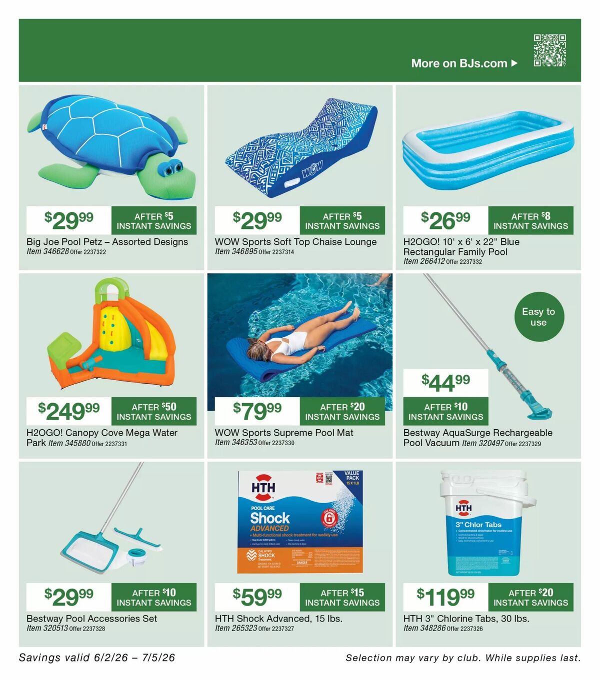 BJ's Wholesale Club Weekly Ad from June 2
