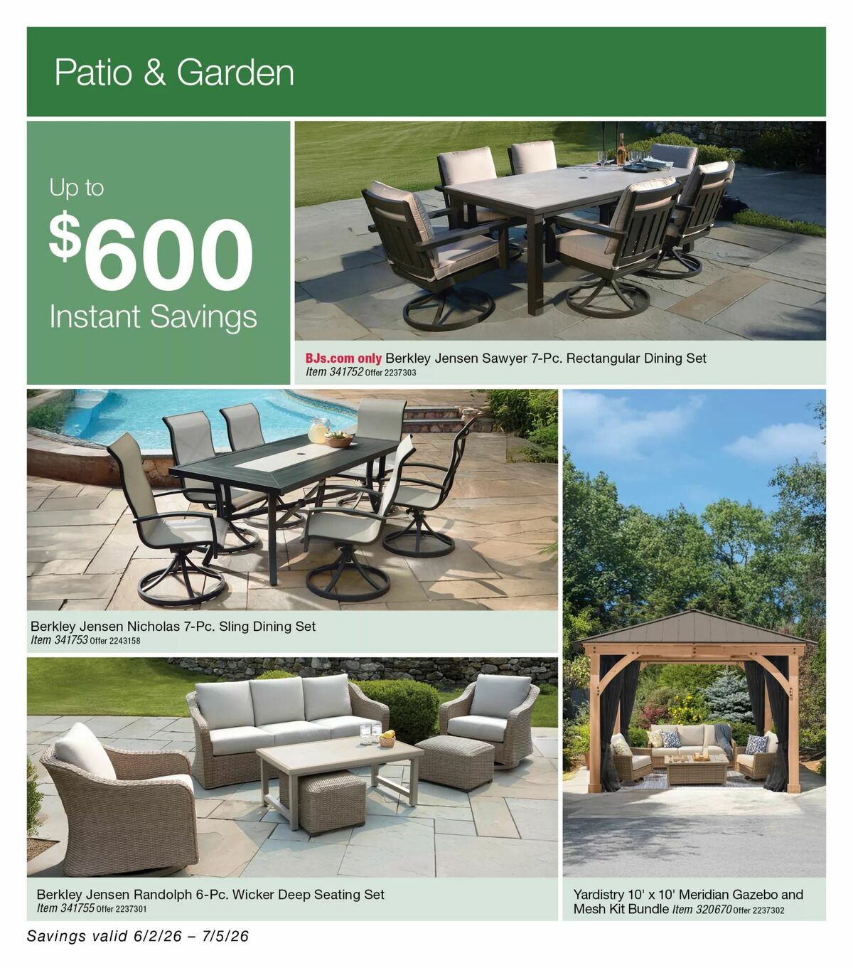 BJ's Wholesale Club Weekly Ad from June 2