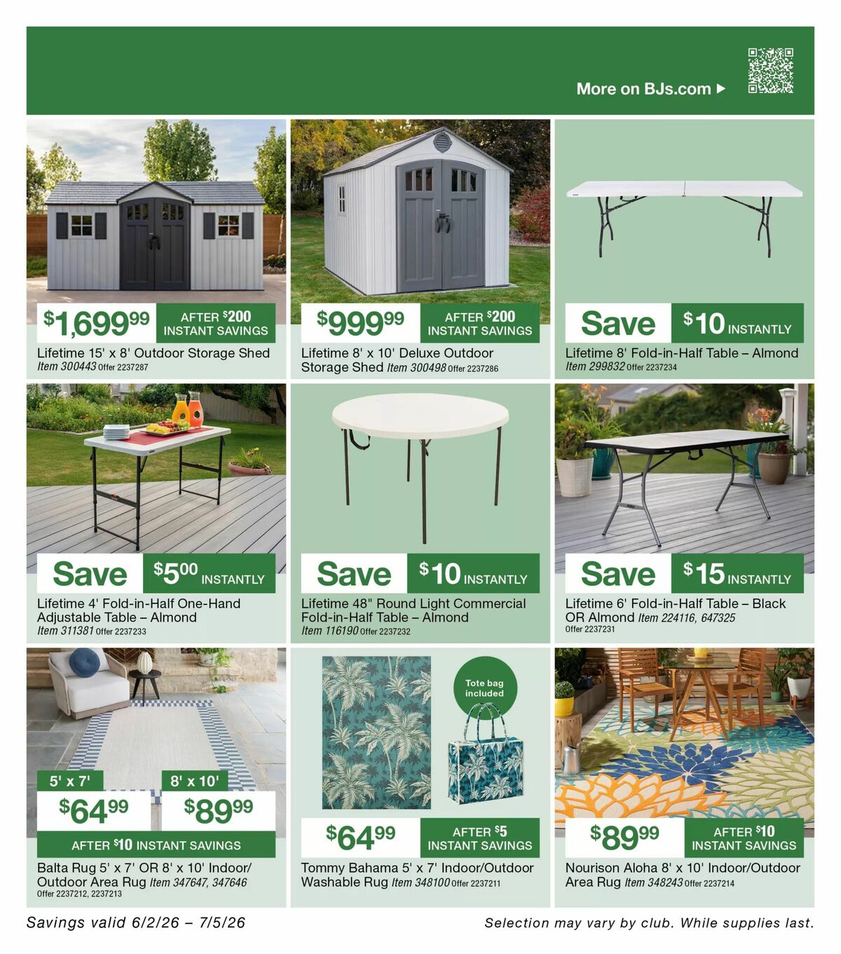 BJ's Wholesale Club Weekly Ad from June 2