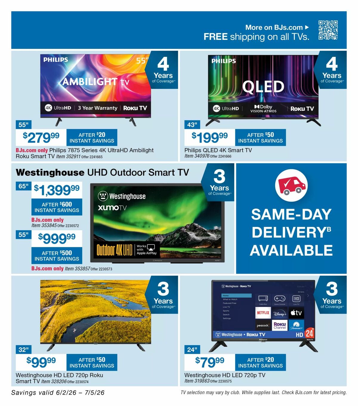 BJ's Wholesale Club Weekly Ad from June 2