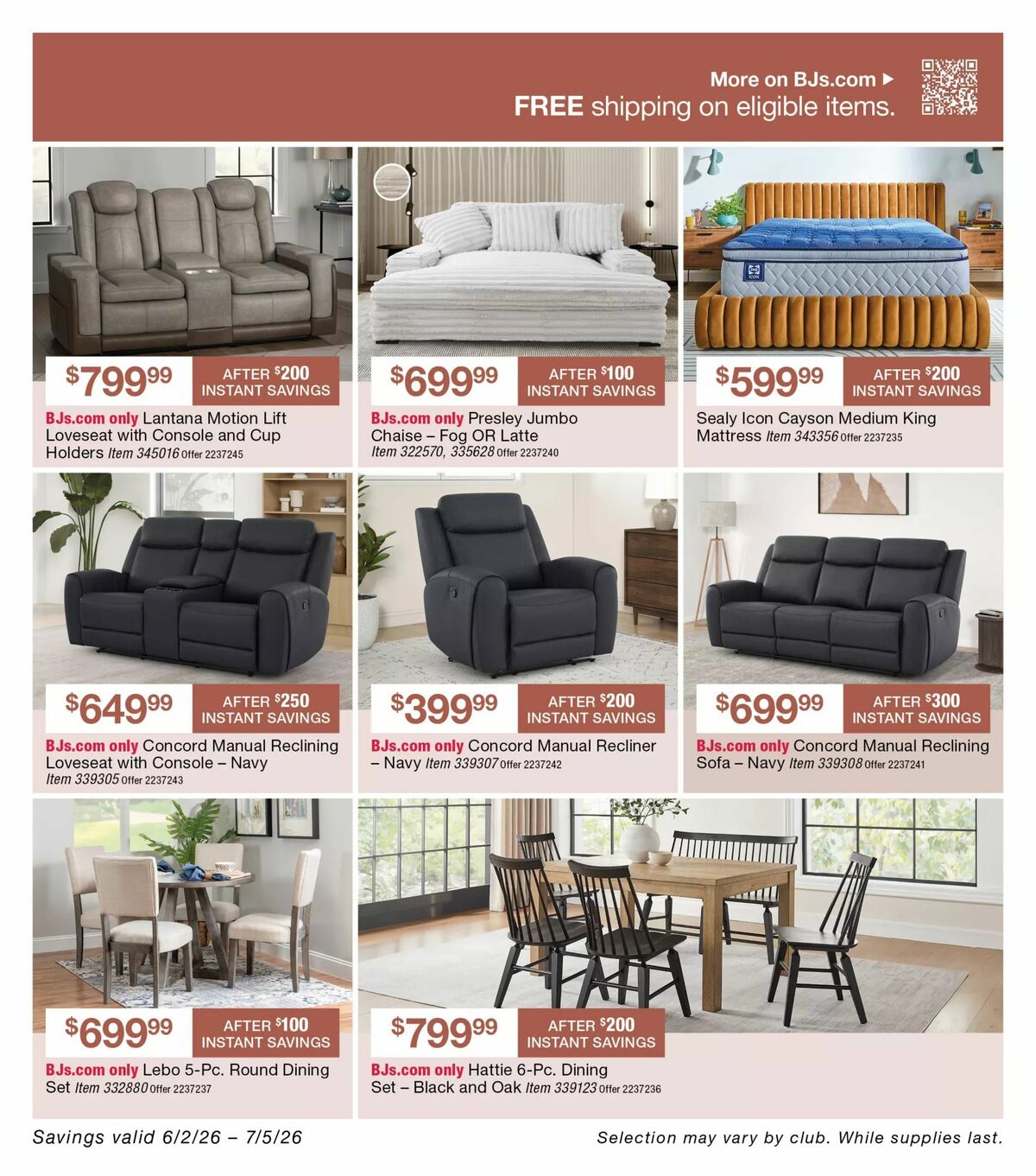 BJ's Wholesale Club Weekly Ad from June 2