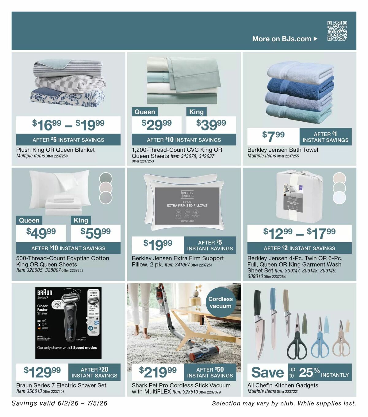 BJ's Wholesale Club Weekly Ad from June 2