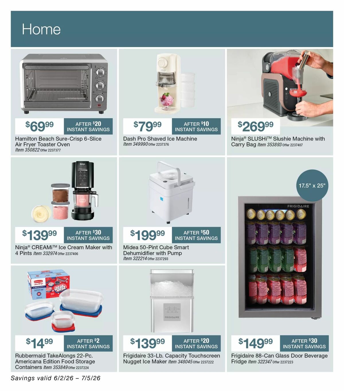 BJ's Wholesale Club Weekly Ad from June 2