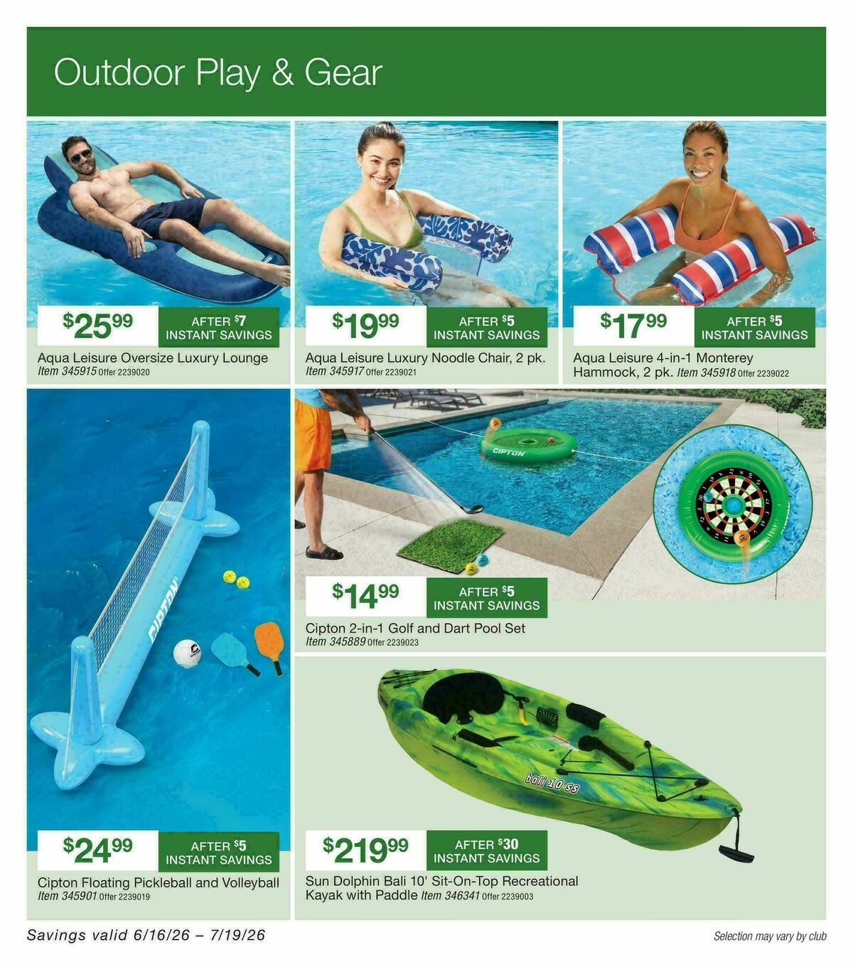 BJ's Wholesale Club Weekly Ad from June 16