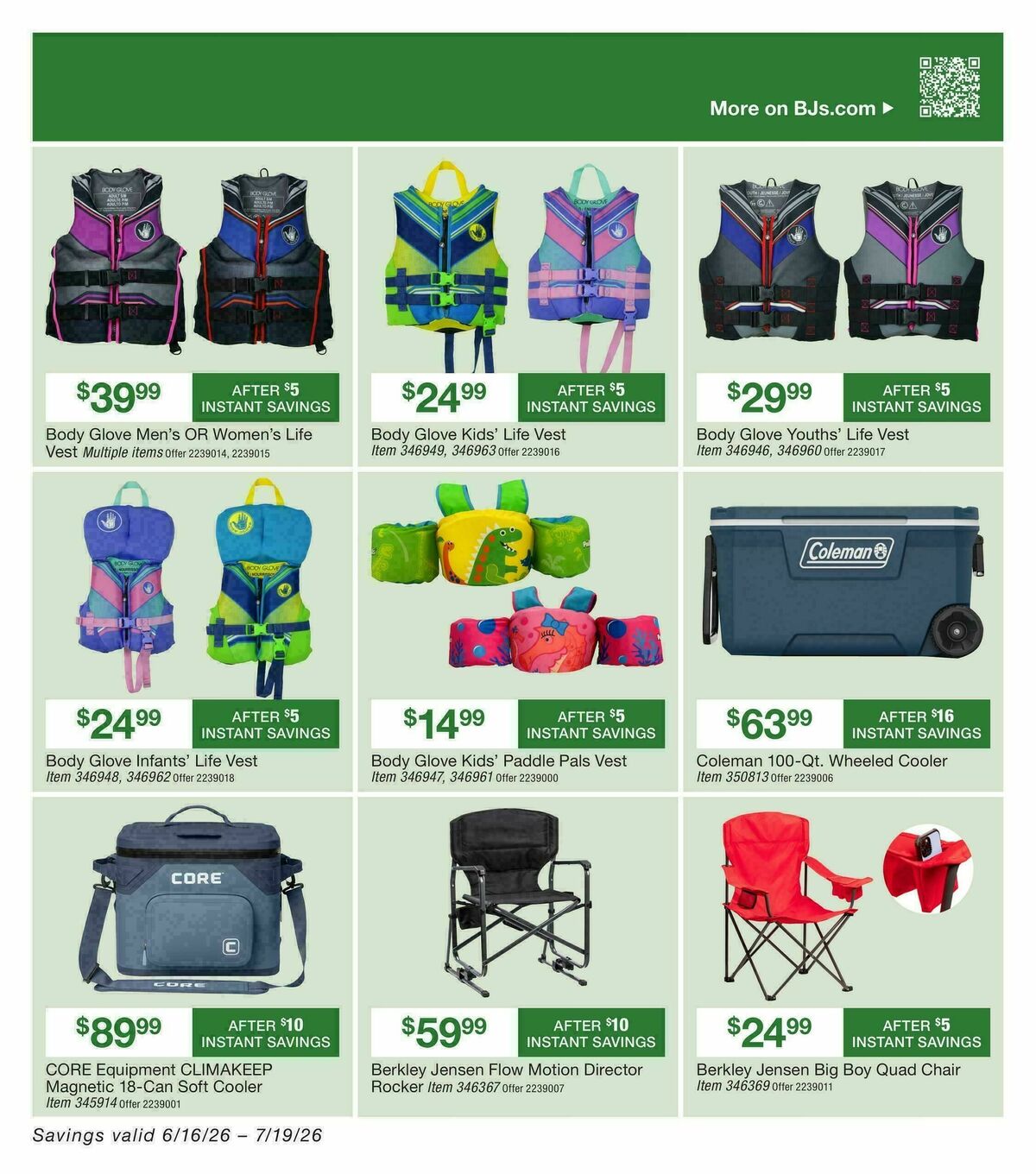 BJ's Wholesale Club Weekly Ad from June 16