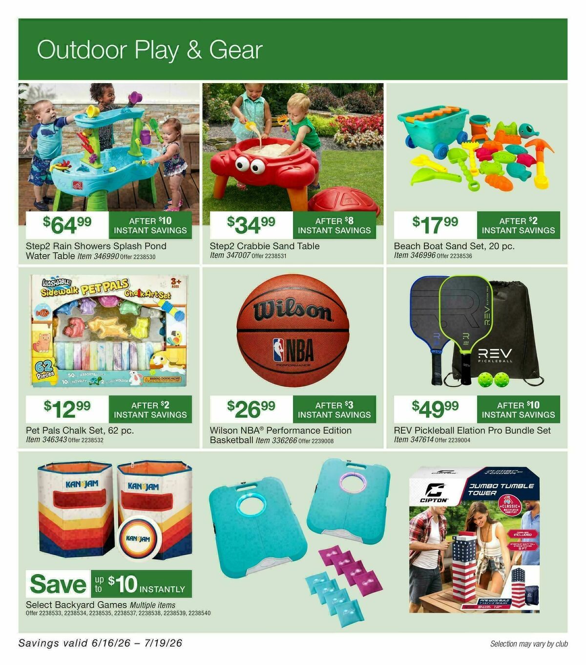 BJ's Wholesale Club Weekly Ad from June 16