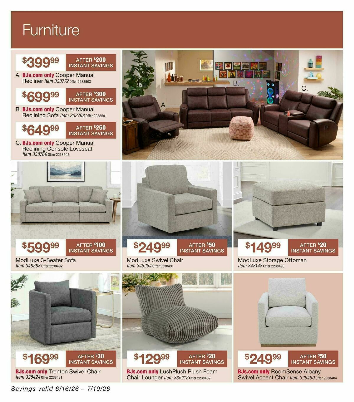 BJ's Wholesale Club Weekly Ad from June 16
