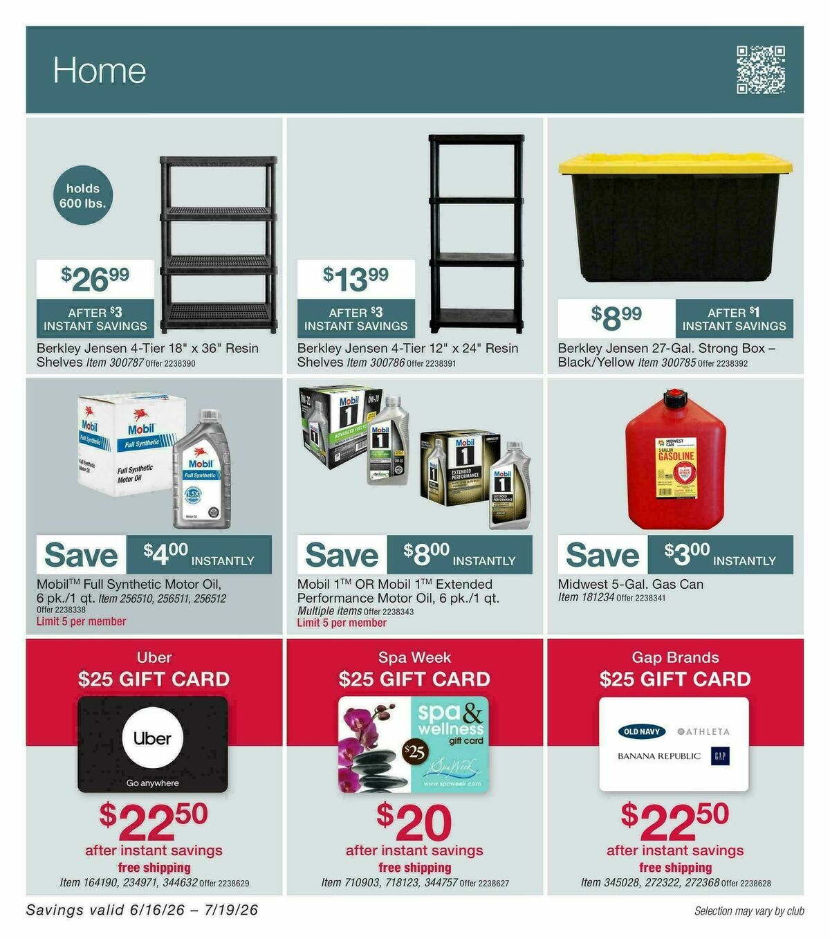 BJ's Wholesale Club Weekly Ad from June 16