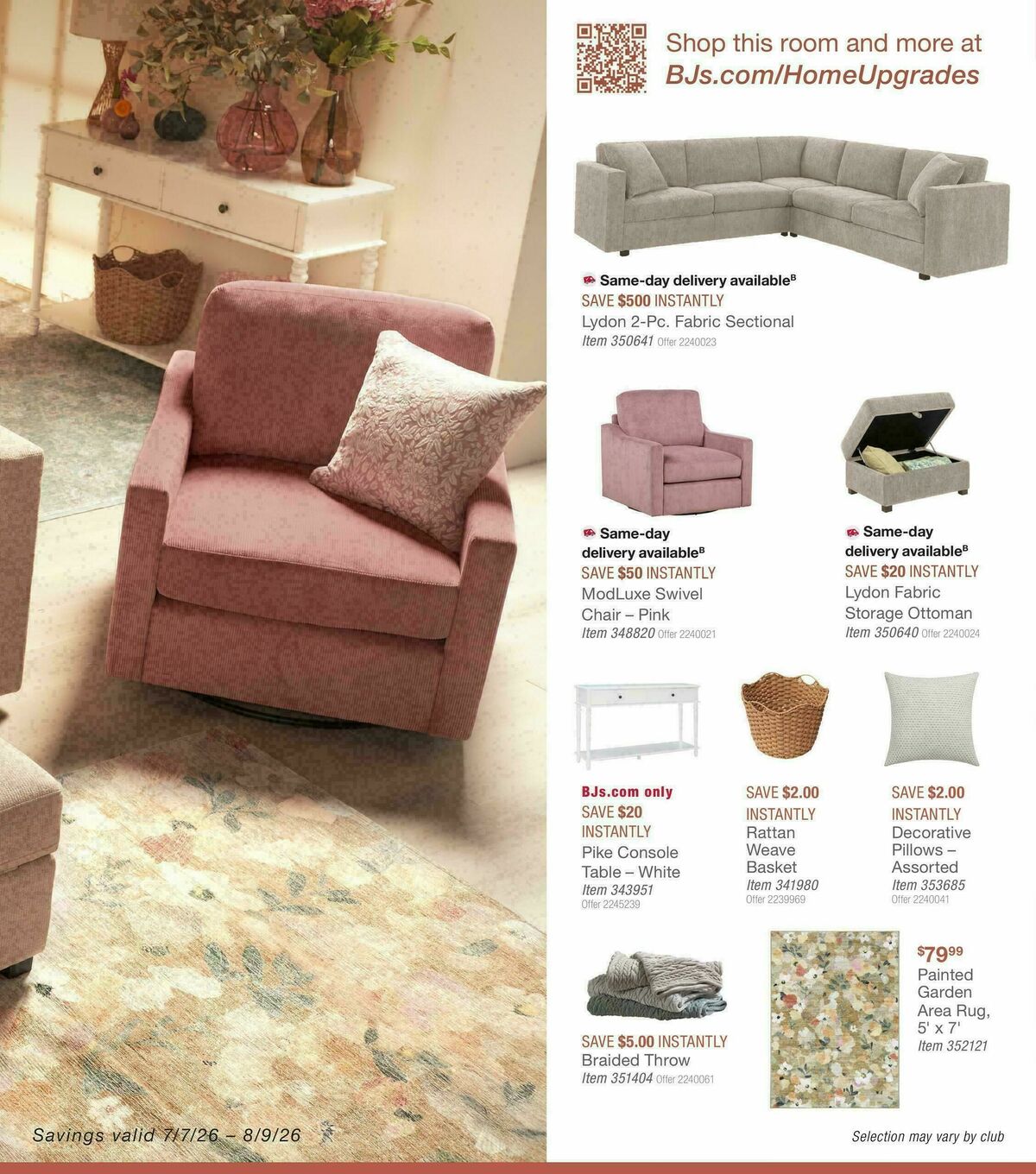 BJ's Wholesale Club Weekly Ad from July 7