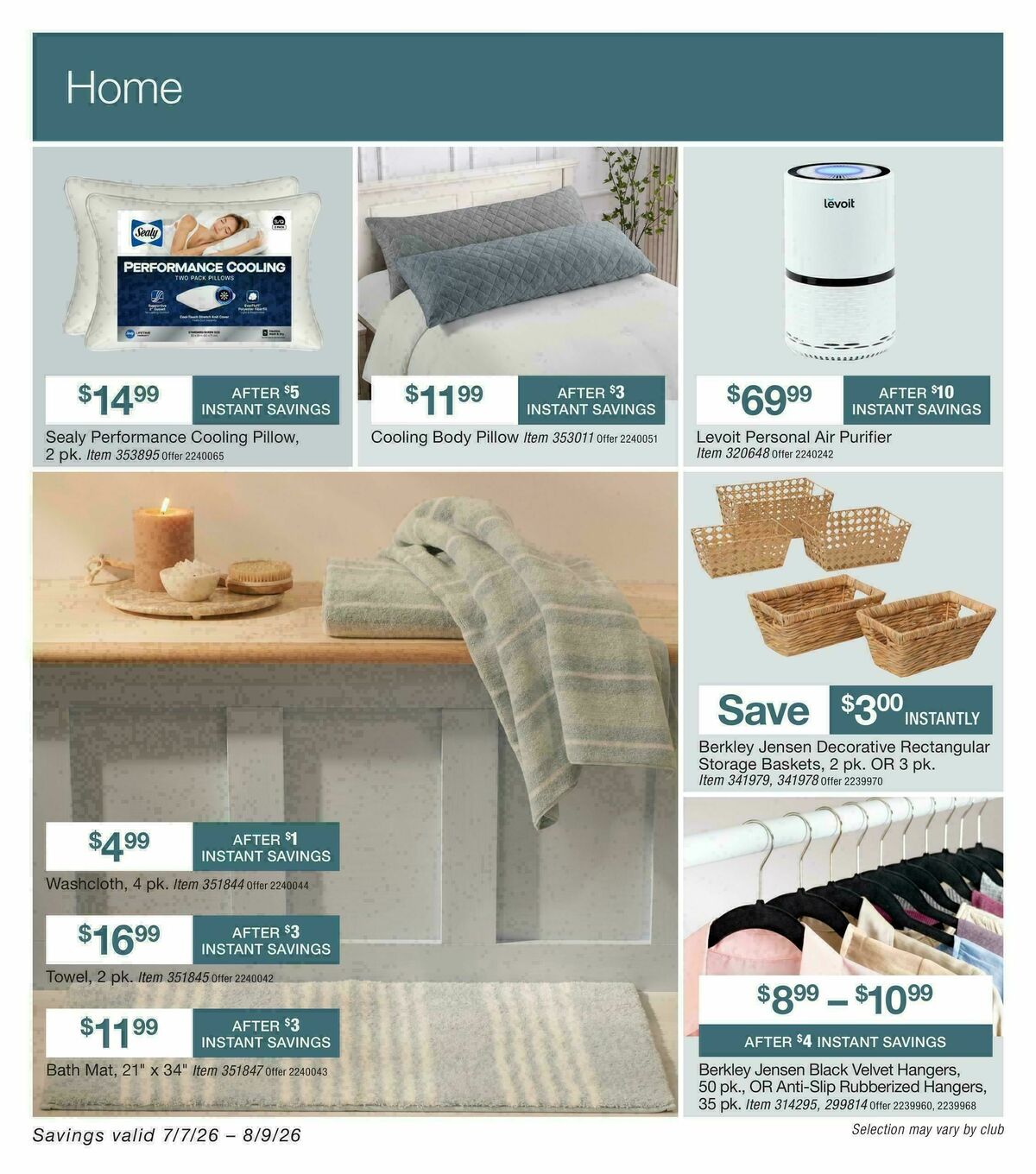BJ's Wholesale Club Weekly Ad from July 7