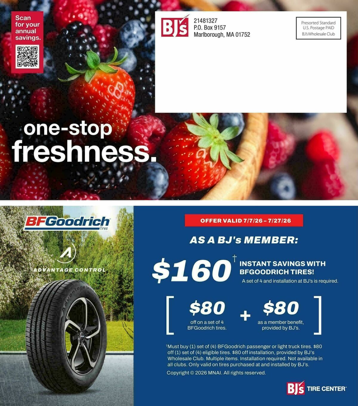 BJ's Wholesale Club Weekly Ad from July 7