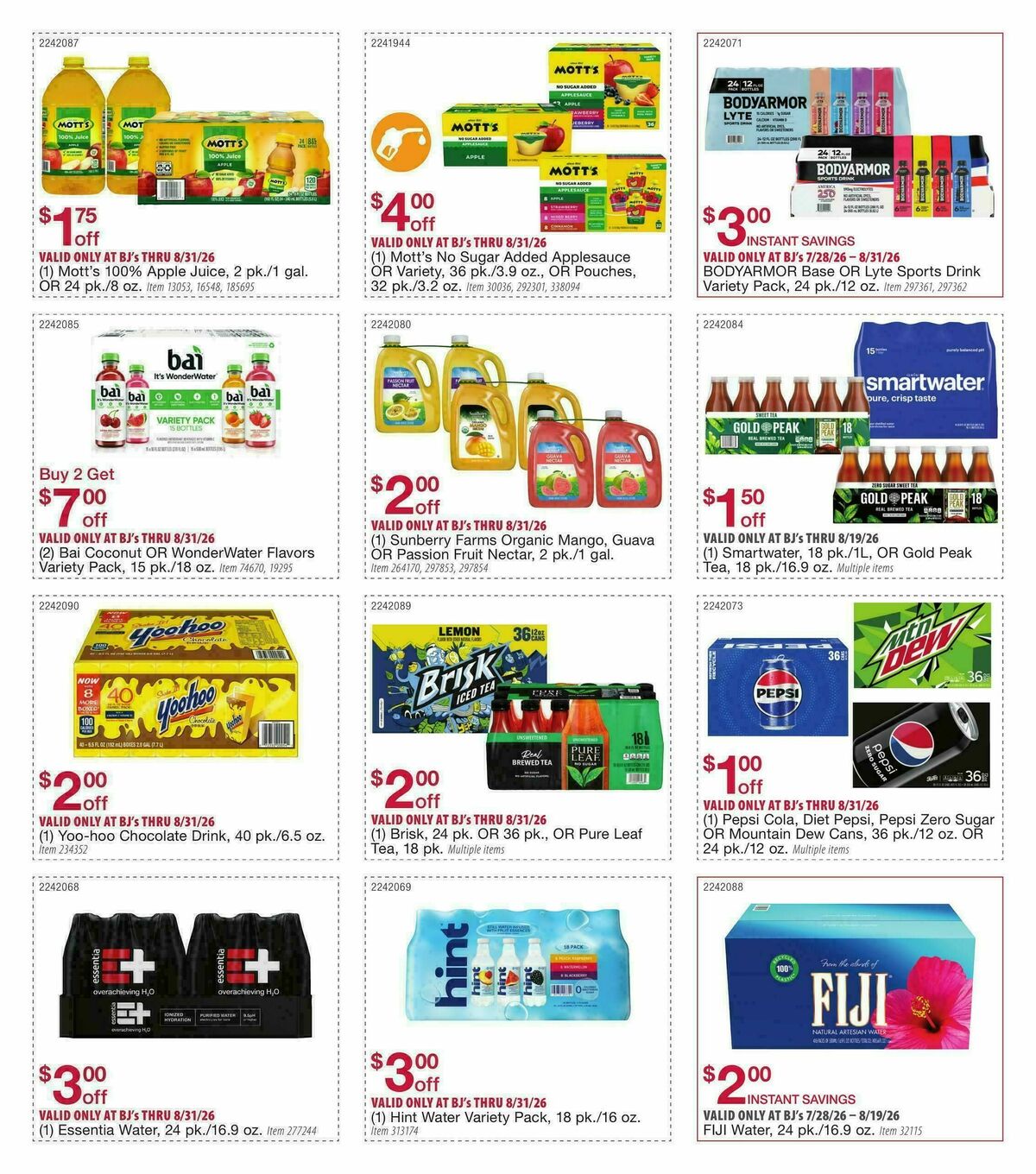 BJ's Wholesale Club Weekly Ad from July 28