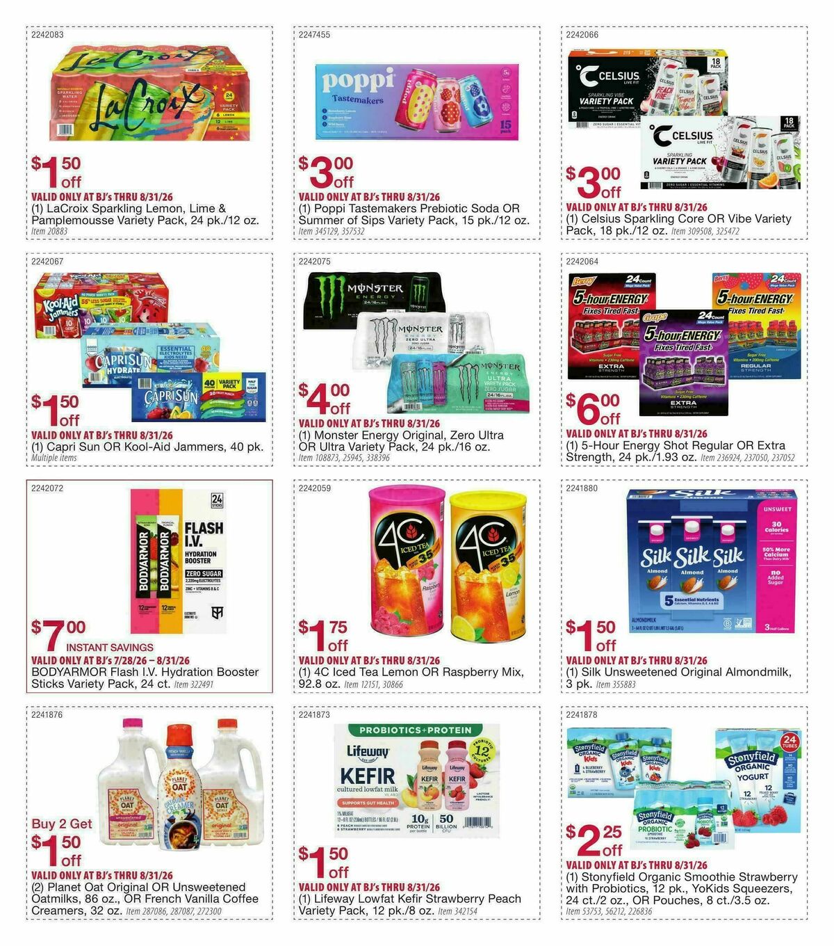 BJ's Wholesale Club Weekly Ad from July 28