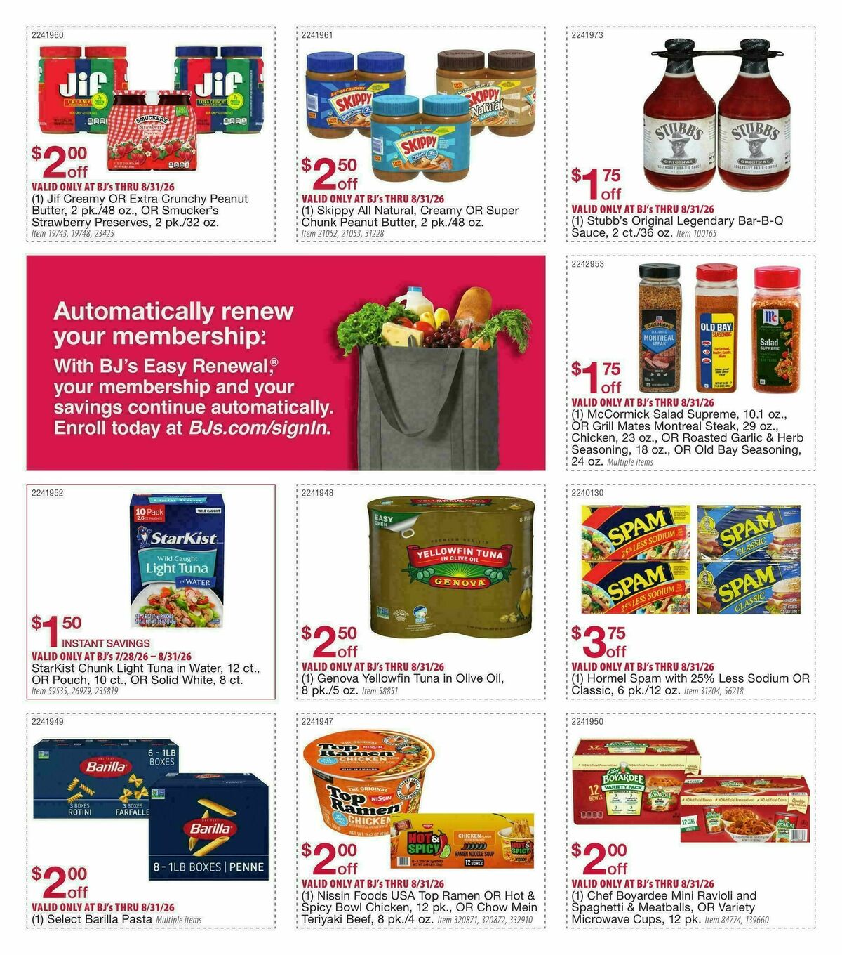 BJ's Wholesale Club Weekly Ad from July 28