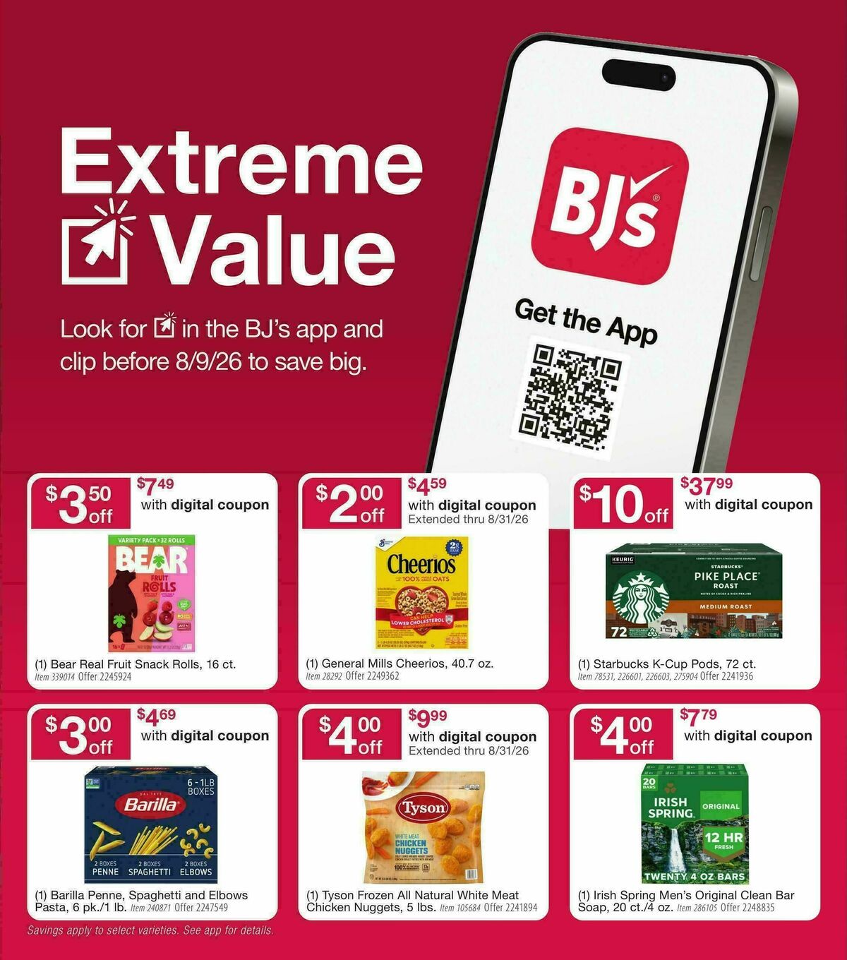 BJ's Wholesale Club Weekly Ad from July 28
