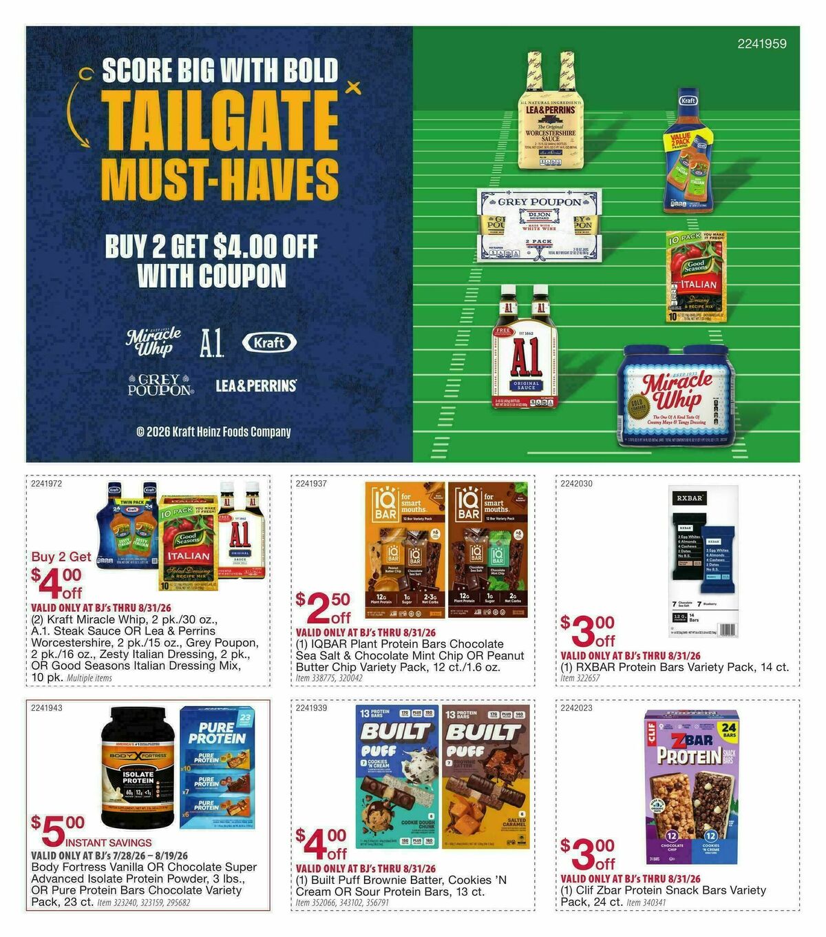 BJ's Wholesale Club Weekly Ad from July 28